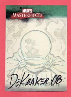 2008 Upper Deck Marvel Masterpieces Sketch # Mysterio EX/NM 1/1  Image 1