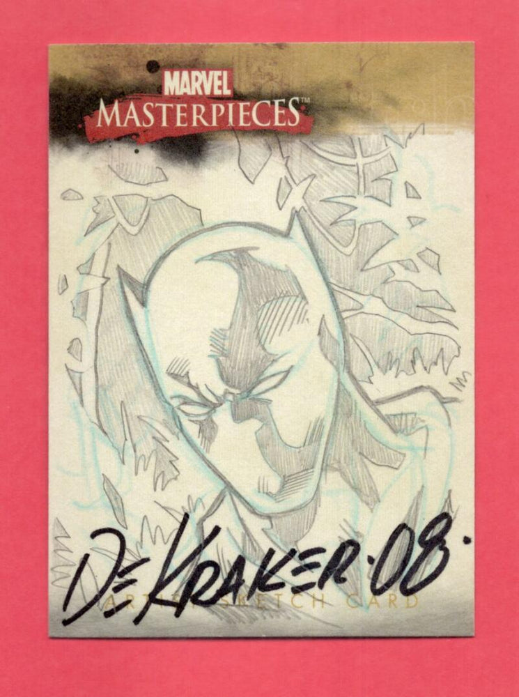 2008 Upper Deck Marvel Masterpieces Sketch # Black Panther EX/NM 1/1  Image 1