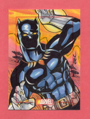 2010 Rittenhouse 70 Years of Marvel Sketch # Black Panther EX/NM 1/1  Image 1