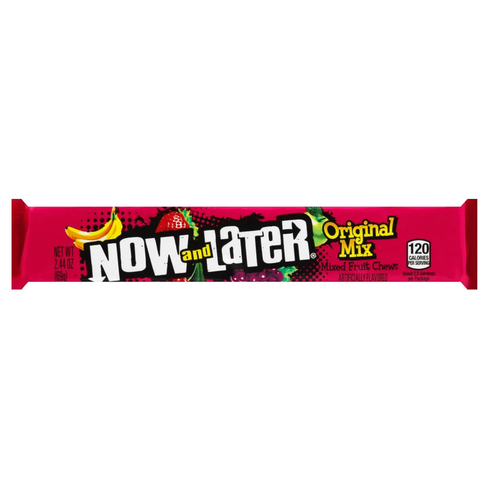 
                
                    Load image into Gallery viewer, Now And Later Original Mix Fruit Chews 2.44oz
                
            