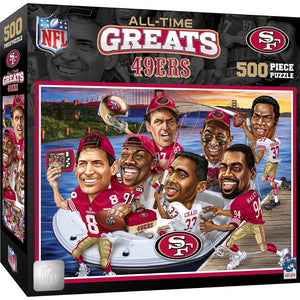 San Francisco 49ers All-Time Greats 500 Piece Puzzle