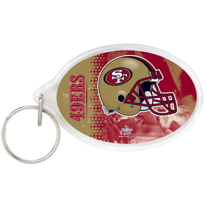 
                
                    Load image into Gallery viewer, Wincraft 49ers Acrylic Key Ring
                
            