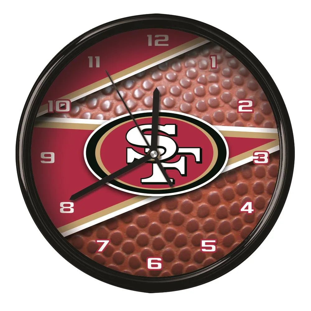 
                
                    Load image into Gallery viewer, San Francisco 49ers Football Clock
                
            