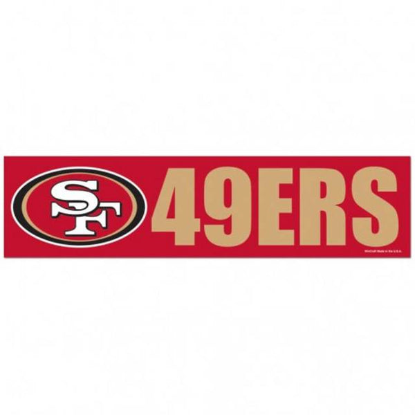 San Francisco 49ers Vinyl Sticker Sheet 5 x 7 San Francisco 49ers Vinyl Sticker Sheet 5 x 7