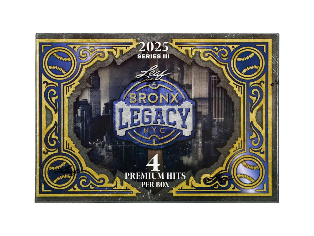 Leaf 2025 Bronx Legacy Baseball Series 3 Hobby Box