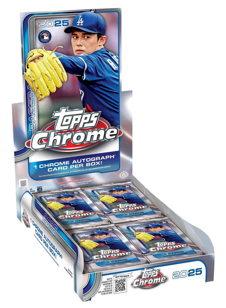 2025 Topps Baseball Chrome Hobby Box