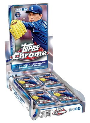 2025 Topps Baseball Chrome Hobby Box