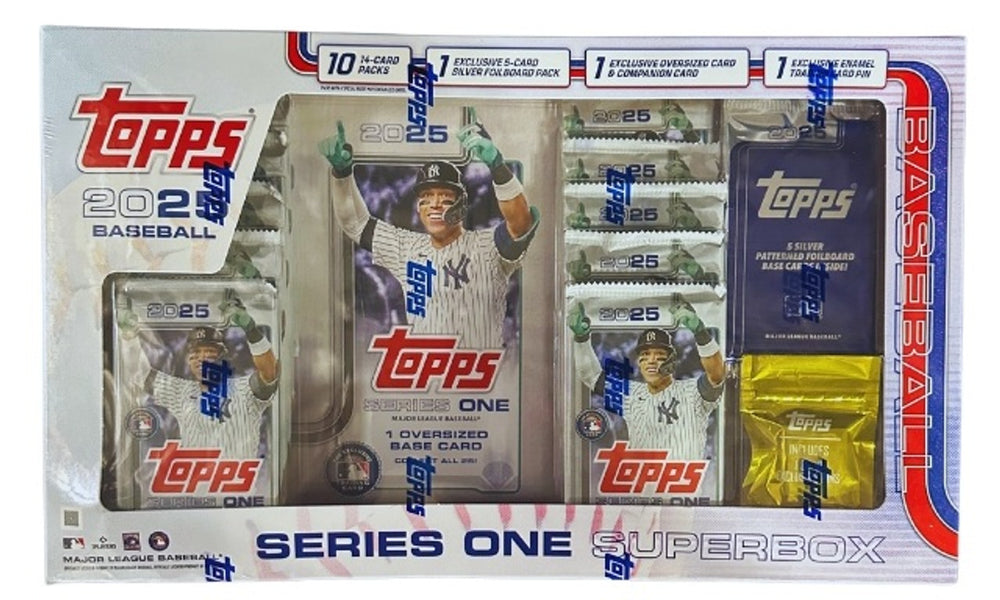 2025 Topps Baseball Series 1 Super Box (10 Packs)