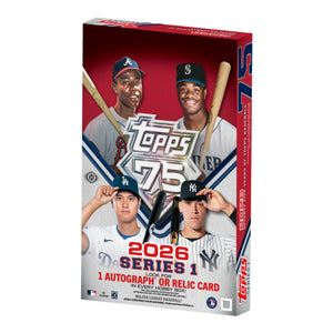 topps 2026 series1 hobby boxシュリンク付き 2026 Topps Series 1 Baseball Hobby Box – Lefty's Sports