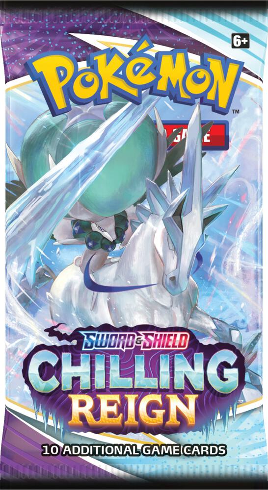 Pokemon TCG Chilling Reign Booster Pack (10 Cards)