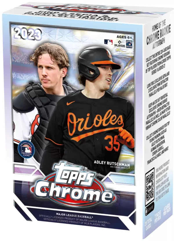 Topps 2023 Chrome Baseball Blaster Box (7 Packs)