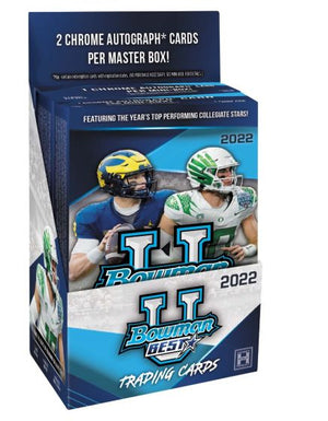 
                
                    Load image into Gallery viewer, Topps 2022 Bowman Best U Football Hobby Box (12 Packs)
                
            