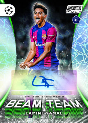 2023-24 Topps Stadium Club Chrome UEFA Champions League Hobby Box