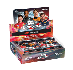 2024 Topps Chrome F1 Qualifying Lap Hobby Box (16 Packs)