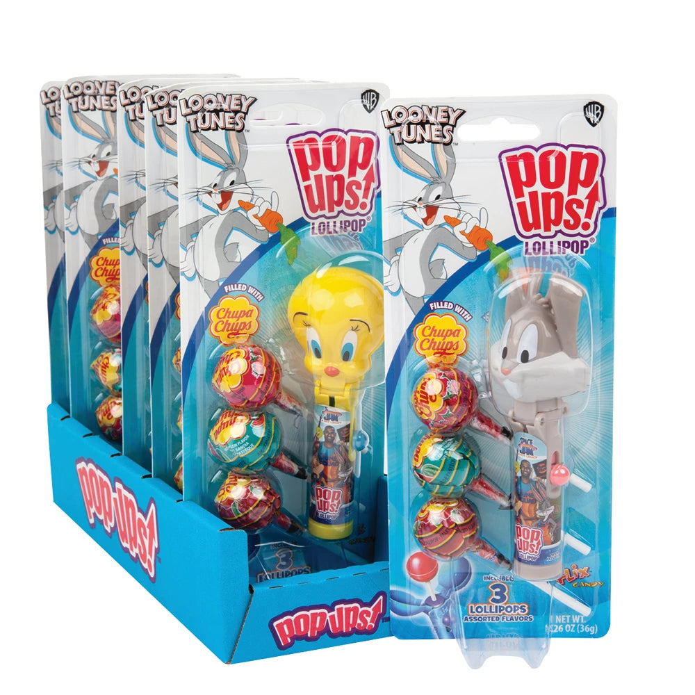 Looney Tunes Pop Ups! Lollipops Blister