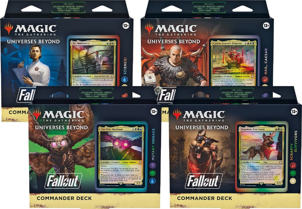 Magic The Gathering: Fallout Commander Deck Sealed Case