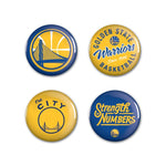 Golden State Warriors Button 4 Pack