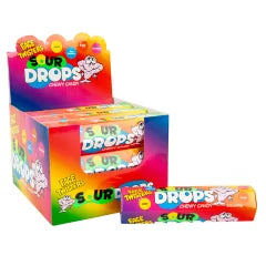 Face Twisters Sour Drops Chewy Candy