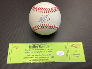 Heliot Ramos San Francisco Giants Autographed Baseball