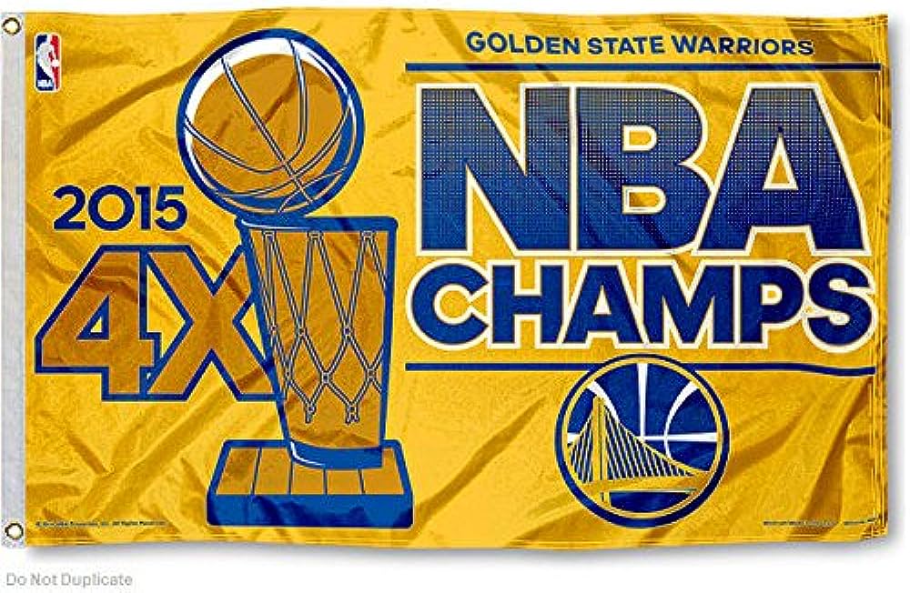 Golden State Warriors 3' x 5' 2015 NBA Champs Flag