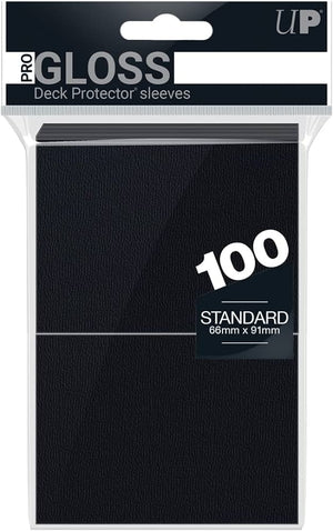 Ultra Pro Black Gloss Deck Protector Sleeves (100CT)