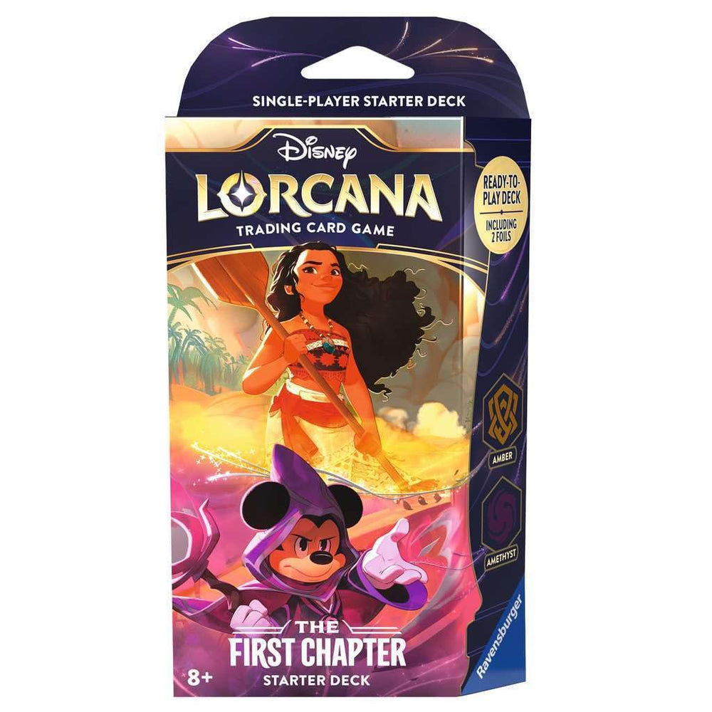 lorcana set 1 starter decks Lorcana TFC Starter Deck Breakdown and Analysis (Set1)
