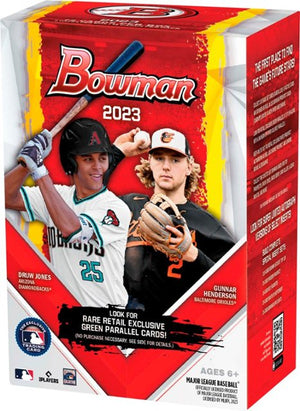 
                
                    Load image into Gallery viewer, Topps 2023 Bowman Baseball Blaster Box (6 Packs)
                
            