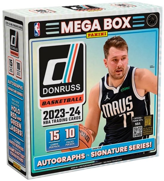 Panini Donruss Basketball 2023-24 Mega Box (10 Packs)