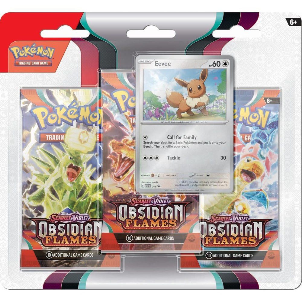 Pokemon Obsidian Flames 3 Pack Blister