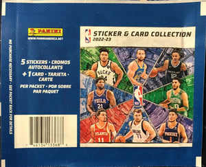 Panini 2022-23 Sticker & Card Collection Basketball Pack