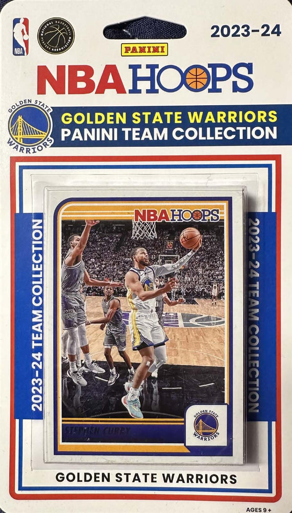 2023/24 Golden State Warriors NBA Hoops Team Set (9 Cards(