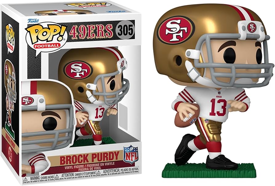 Brock Purdy Funko Pop (Away Jersey)