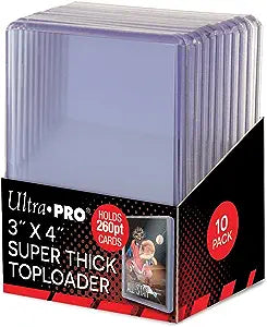 Ultra Pro Super Thick Toploaders (Holds 260pt)