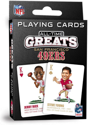 San Francisco 49ers All-Time Greats Playing Cards