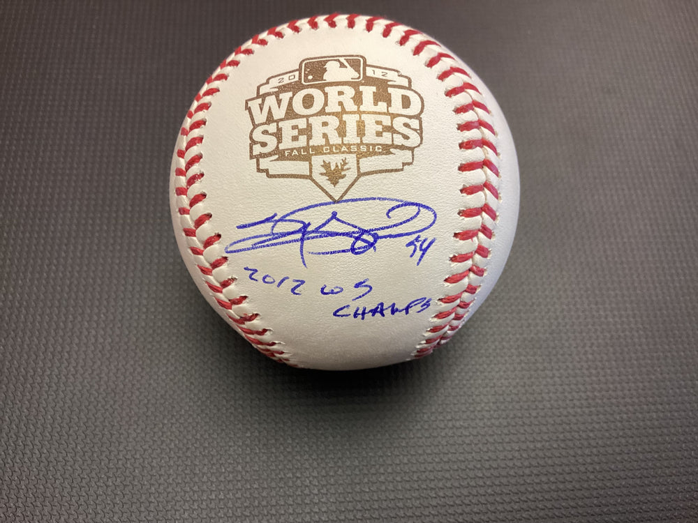 Sergio Romo "2012 WS Champs" San Francisco Giants Autographed 2012 WS Baseball