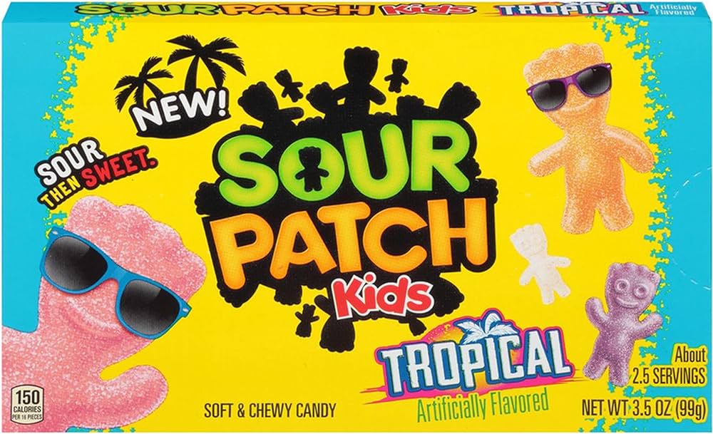 Sour Patch Kids Tropical Theater Box