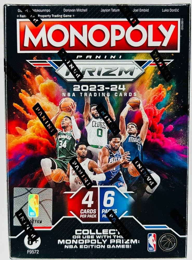 Panini Prizm Monopoly Basketball 23/24 Blaster Box (6 Packs)