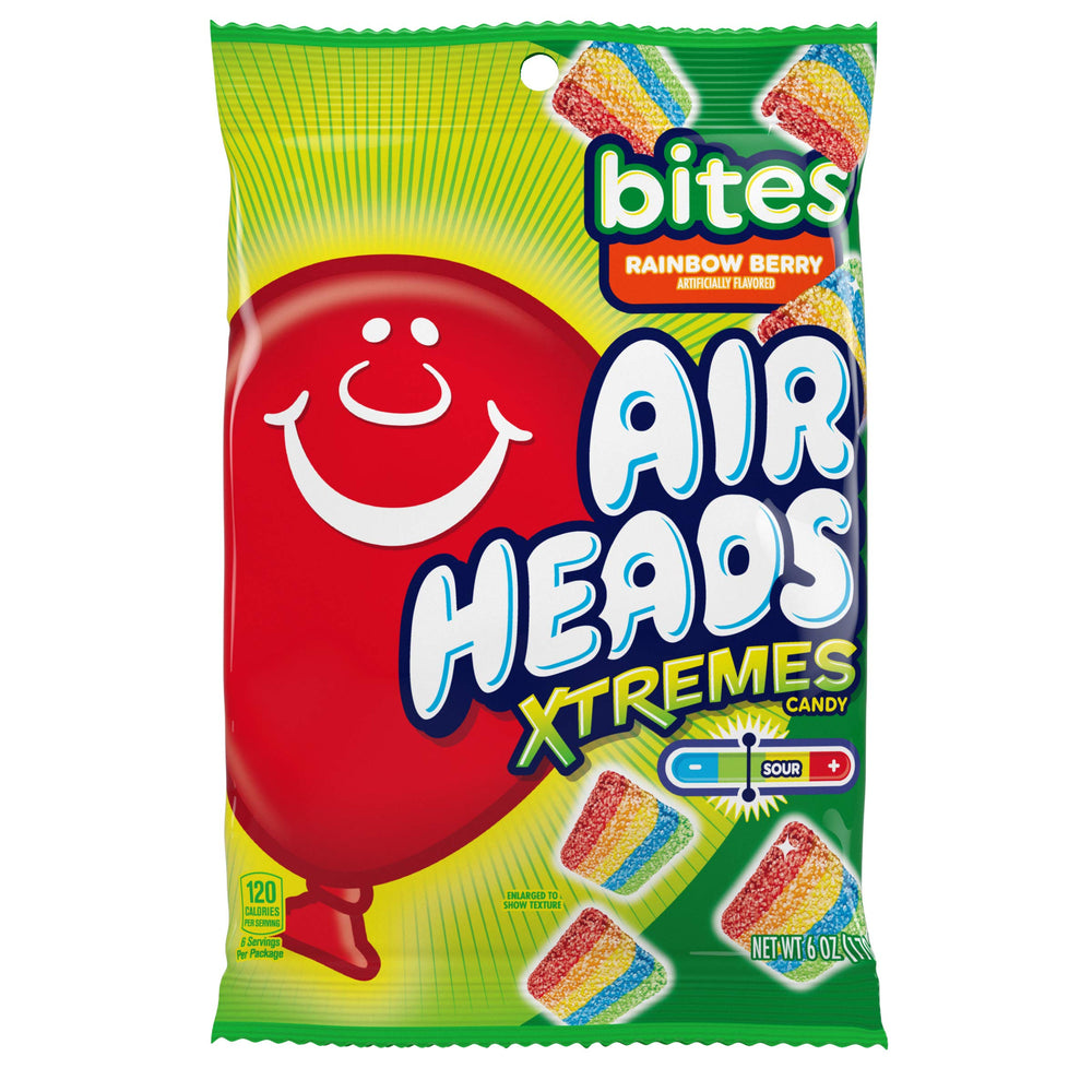 Airheads Xtremes Bites Rainbow Berry 6oz Bag