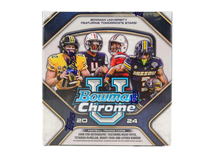 2024 Bowman Chrome U Football Monster Box