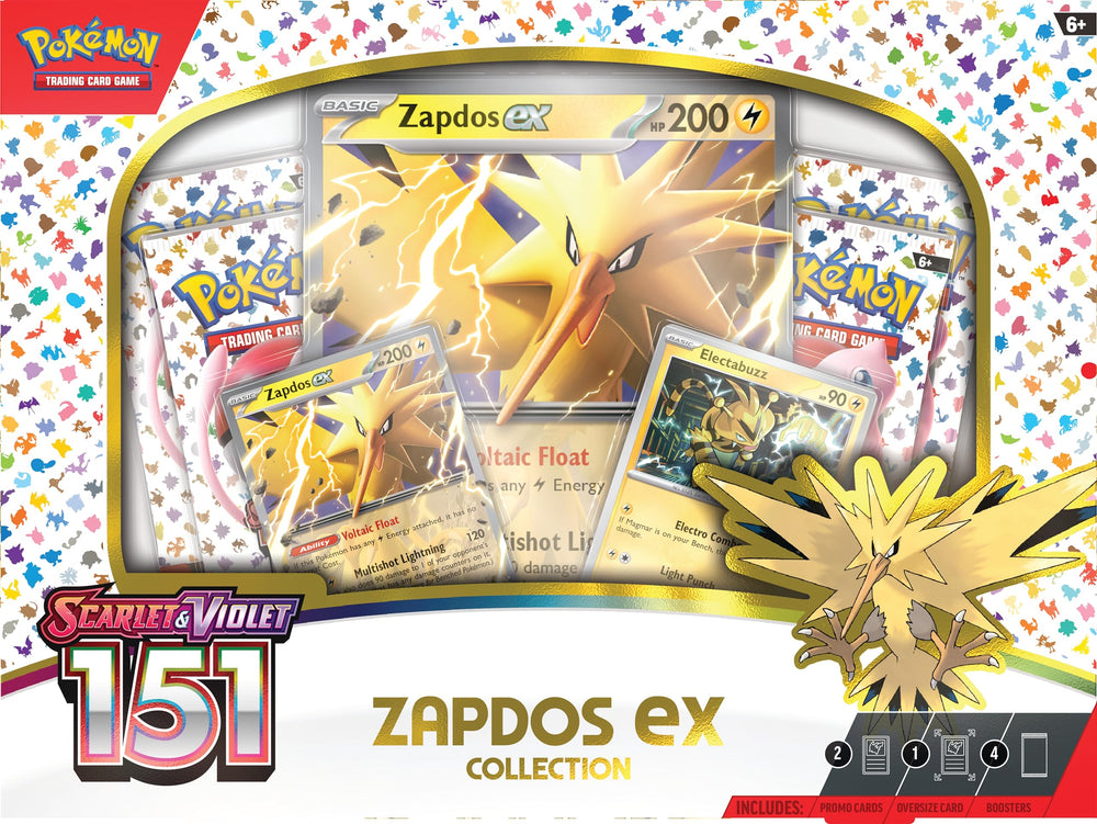 Pokemon 151 Zapdos ex Collection