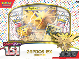 Pokemon 151 Zapdos ex Collection