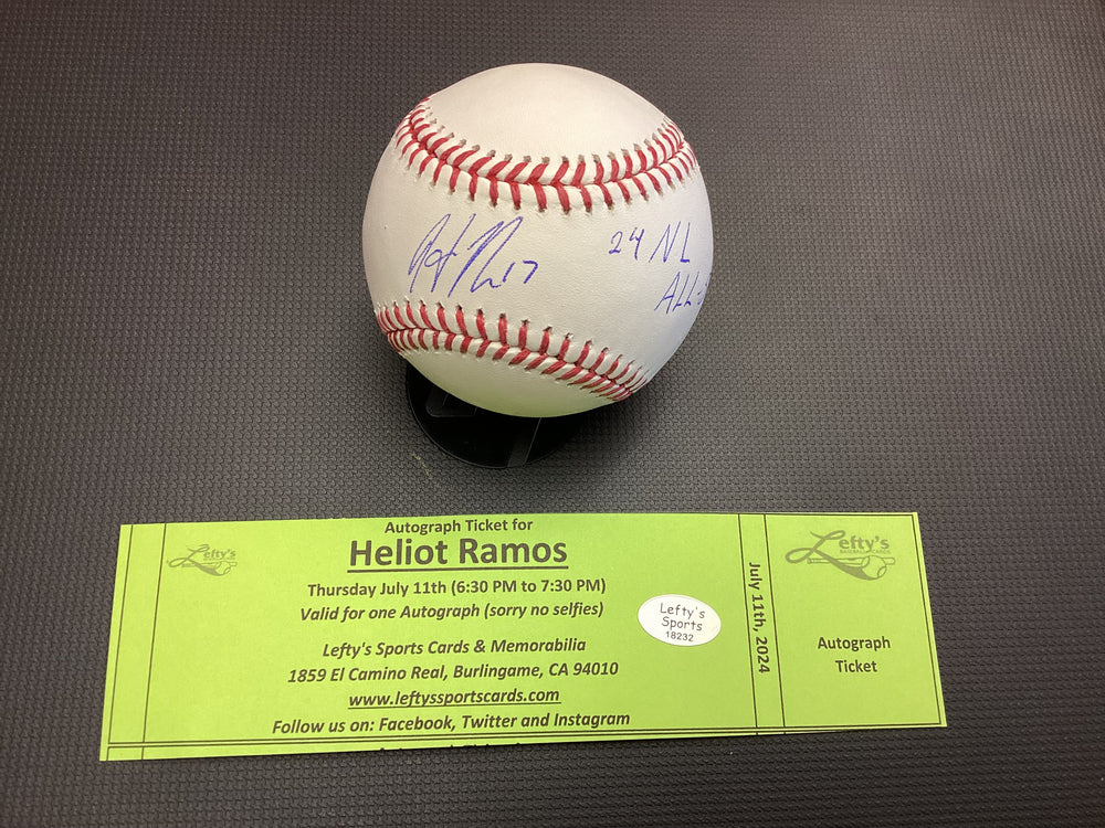 Heliot Ramos "24 NL All-Star" San Francisco Giants Autographed Baseball