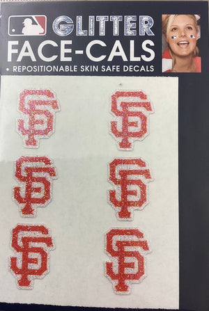 San Francisco Giants Glitter Face-Cals