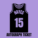Tiffany Hayes Autograph Ticket (Sun. Sept. 7th 6-7:30 PM)