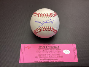 Tyler Fitzgerald San Francisco Giants Autographed Baseball