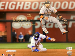 Brandon Crawford San Francisco Giants "2x WS Champ" Autographed 11x14 Photo