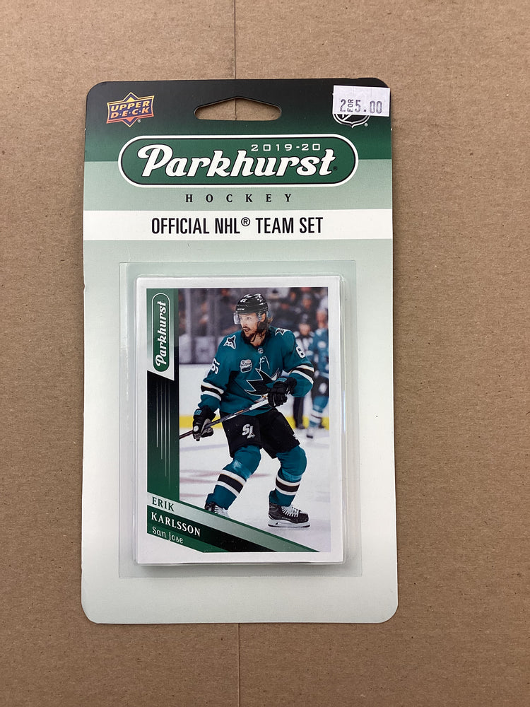 2019-20 Parkhurst San Jose Sharks Team Set