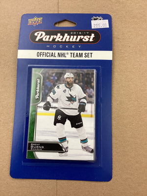 2016-17 Parkhurst San Jose Sharks Team Set