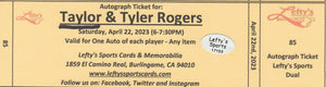 
                
                    Load image into Gallery viewer, Taylor Rogers San Francisco Giants Autographed 8x10 Photo (Horizontal, Close Up, Grey Jersey)
                
            