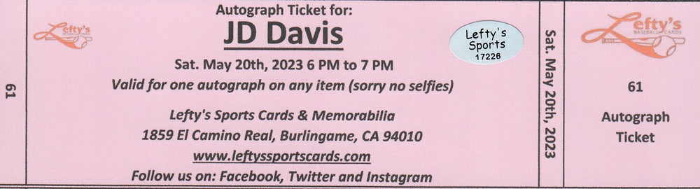 
                
                    Load image into Gallery viewer, JD Davis San Francisco Giants Autographed 8x10 Photo (Horizontal, Celebrating, Grey Jersey)
                
            